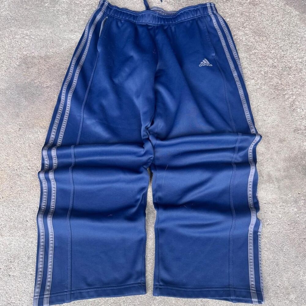 Adidas Men's Navy and Blue Joggers-tracksuits